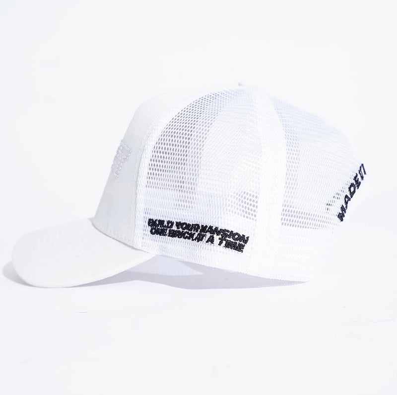 Load image into Gallery viewer, Made It In America (Brick By Brick) Trucker Hat
