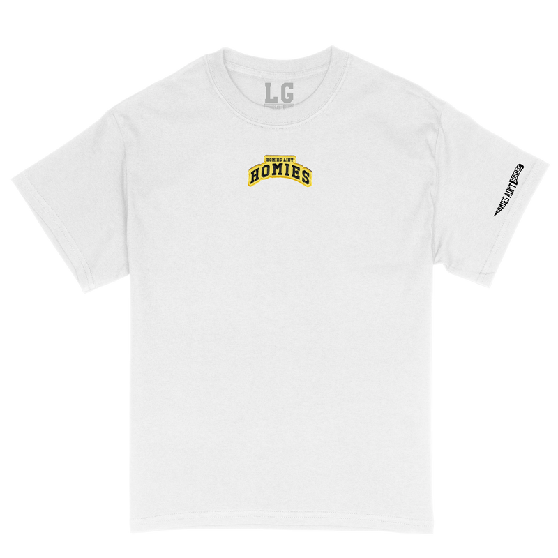 Load image into Gallery viewer, Homies Ain&#39;t Homies Embroidery Patch Short Sleeve
